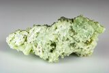 Green Prehnite Crystal Cluster - Morocco #190989-1